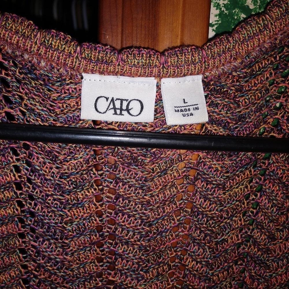 Cato short sleeve sweater
